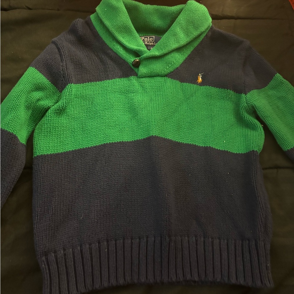 Polo Ralph Lauren sweater 4T blue green